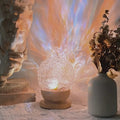 CrystalGlow - Lampe en cristal unique pour une atmosphère relaxante