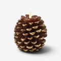 Pineglint - Bougies sans flamme en forme de pomme de pin