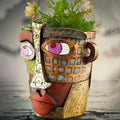 ArtistryBloom - Décor abstrait de pots de fleurs pour jardins stylés