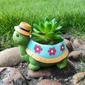 TurtleBloom - Charmante jardinière tortue pour votre jardin et votre maison