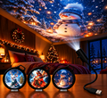 LumiDécor – Projecteur LED de Noël USB avec motifs festifs