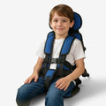 FoldiRide - Siège de voyage pliable pour enfant avec harnais à cinq points