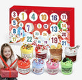 SlimePopper - Calendrier de l'Avent avec 24 contenants de slime