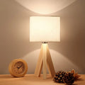 NatureBeam - Lampe de table moderne en bois pour une touche naturelle