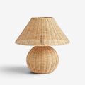 Bambora - Lampe de table en bambou tressé