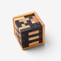 Woodexa - Cube puzzle 3D en bois avec pièces imbriquées