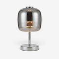 Ferroglaze - Lampe de table en fer et verre dépoli avec éclairage réglable