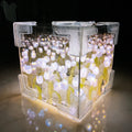 LumiBloom - Lampe miroir magique DIY avec tulipes infinies pour une décoration envoûtante