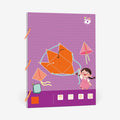 Polyfold - Livre éducatif avec ficelle à tirer pour géométrie 3D