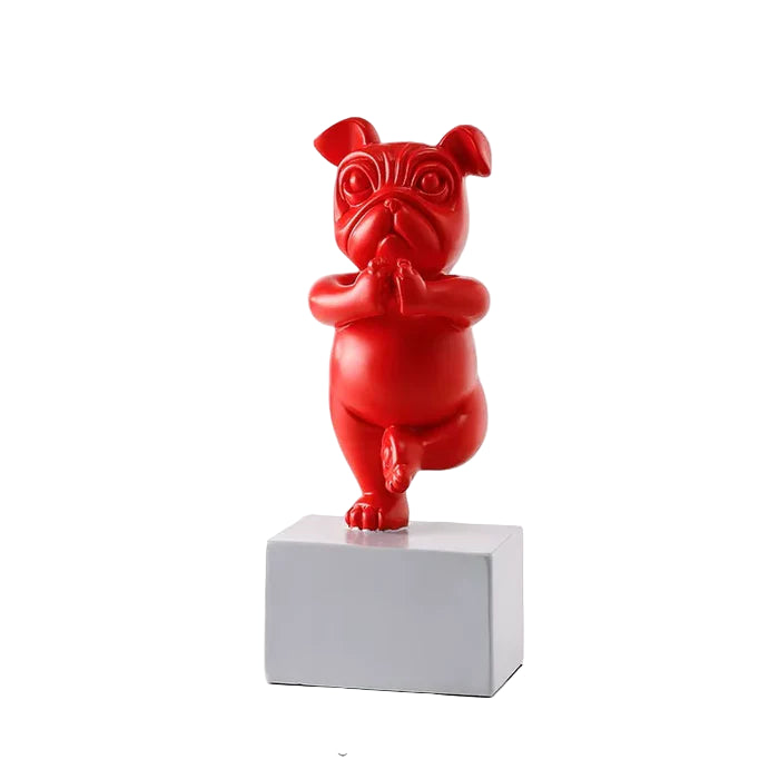 PawCharm – Figurines bulldog ludiques pour une décoration intérieure amusante