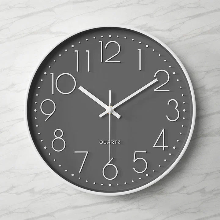 NovaTick – Horloge murale 3D minimaliste au design moderne avec mouvement à quartz silencieux  