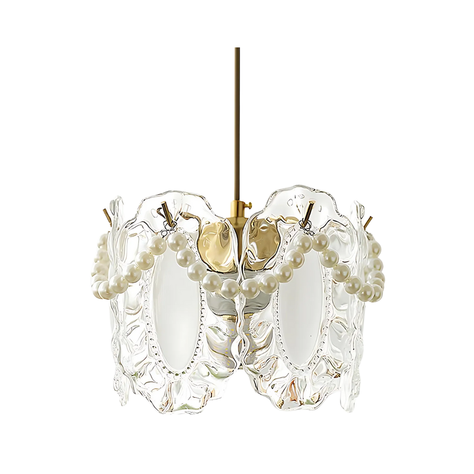 LumiGlow – Suspension élégante avec détails floraux pour une ambiance sophistiquée