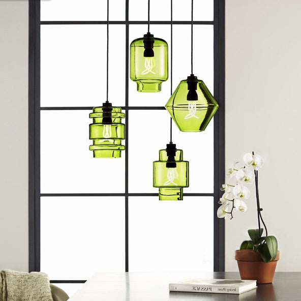 AuraBlown - Suspension en verre moderne pour espaces contemporains