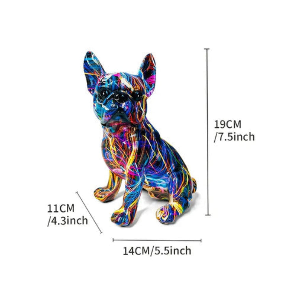 UrbanPaw – Bulldog figur med graffitimønster