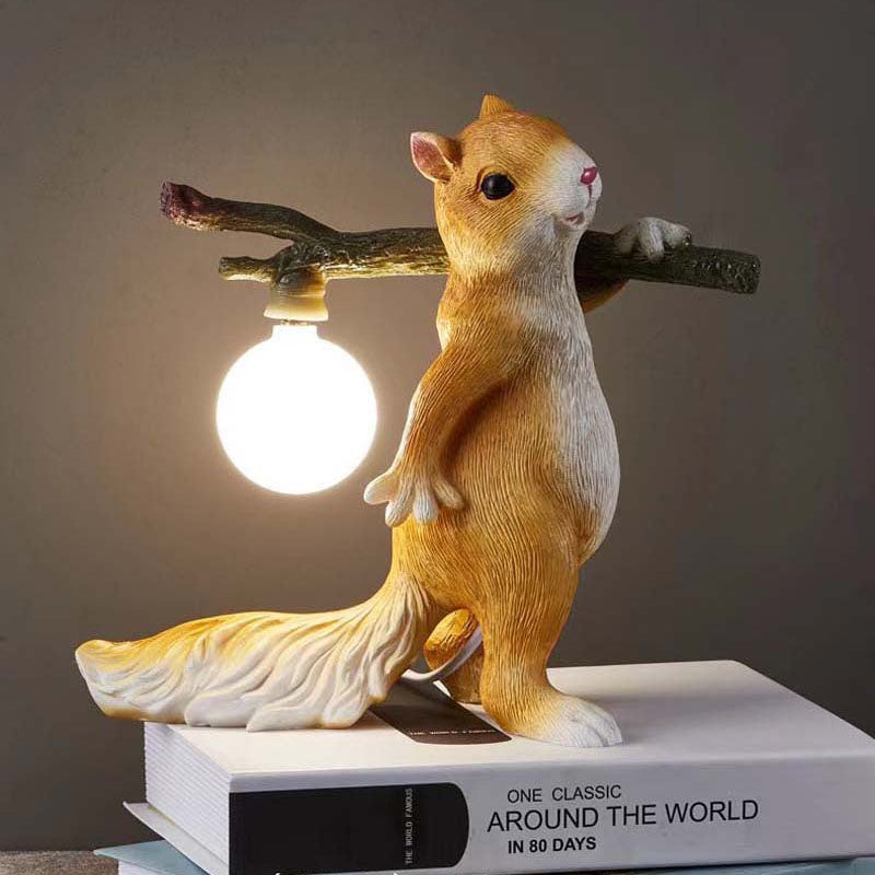 Squirrel Glow - Lampe écureuil charmante pour illuminer votre intérieur