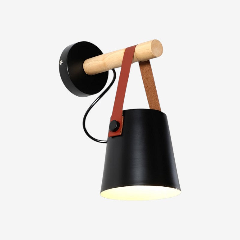 LumiBelt – Applique murale LED décorative avec suspension par ceinture  