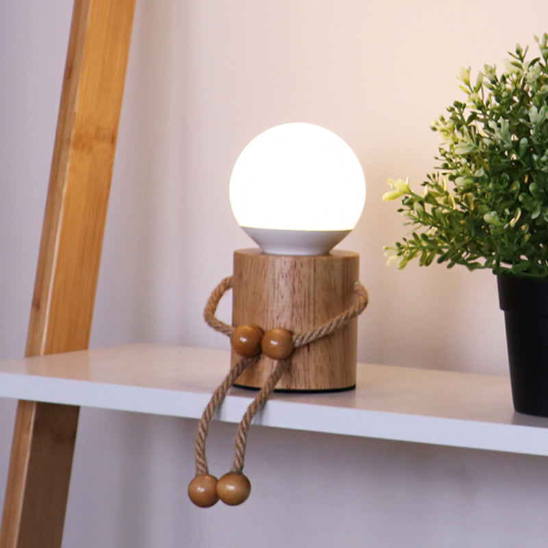 GlowDoll – Lampe de chevet LED en forme de poupée pour un éclairage chaleureux pour enfants