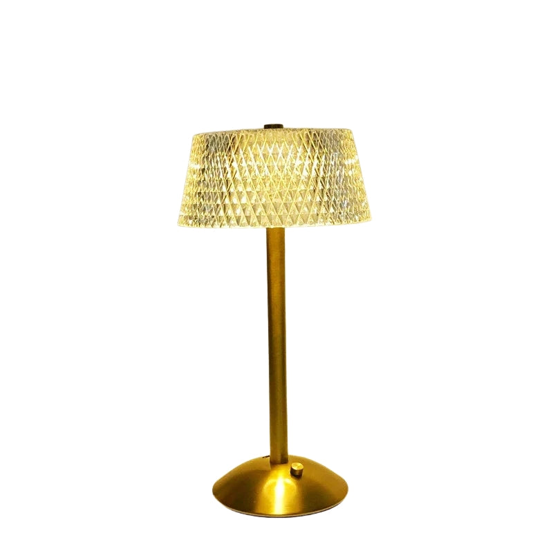 DiamondGlow – Lampe de bar rétro LED avec design diamant  