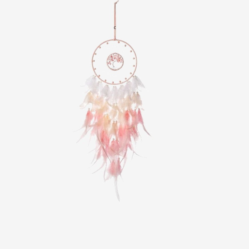 AuraFeather - Pendentif décoratif en plumes suspendues pour intérieur