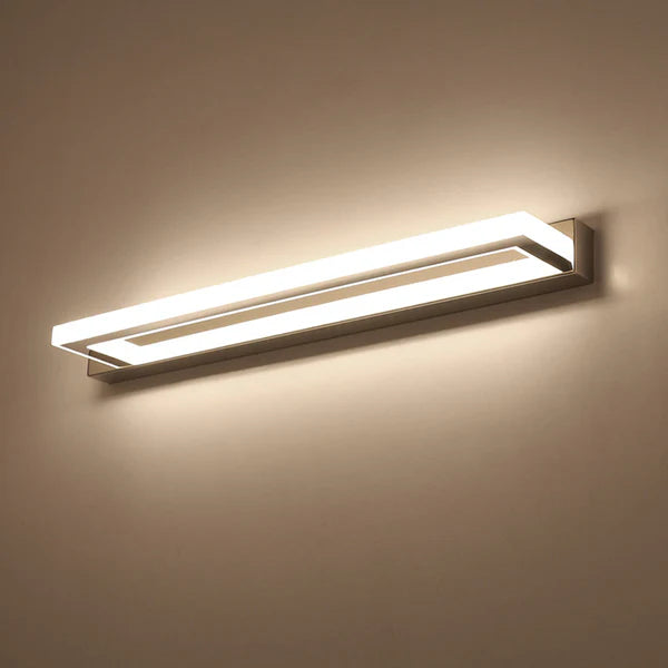 AuraEdge - Lampe frontale de miroir minimaliste