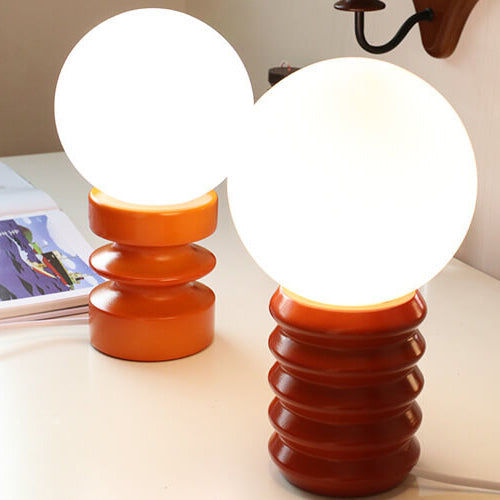 RetroGlow - Lampe de table vintage tendance avec charme rétro coloré pour une ambiance cosy