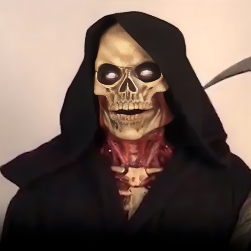 Skeletmaske til Halloween