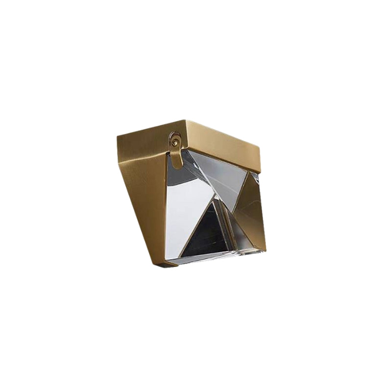 LumiLax – Applique murale extérieure en cristal en forme de diamant