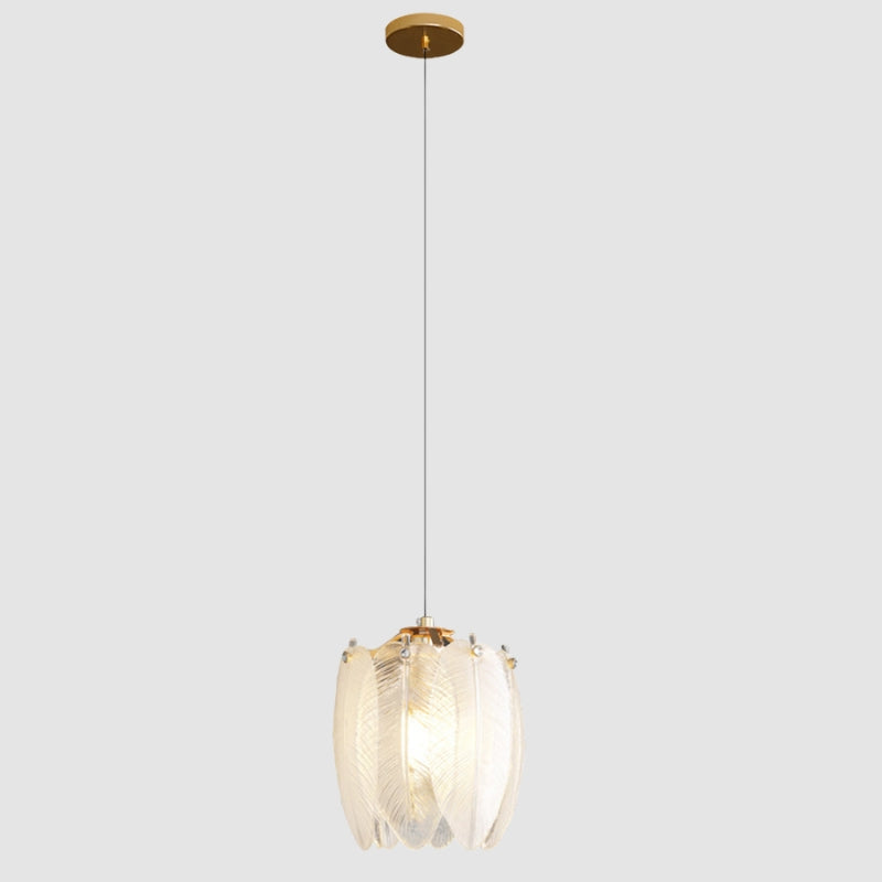 FeatherGlow - LED Pendellampe med Fjerinspireret Design