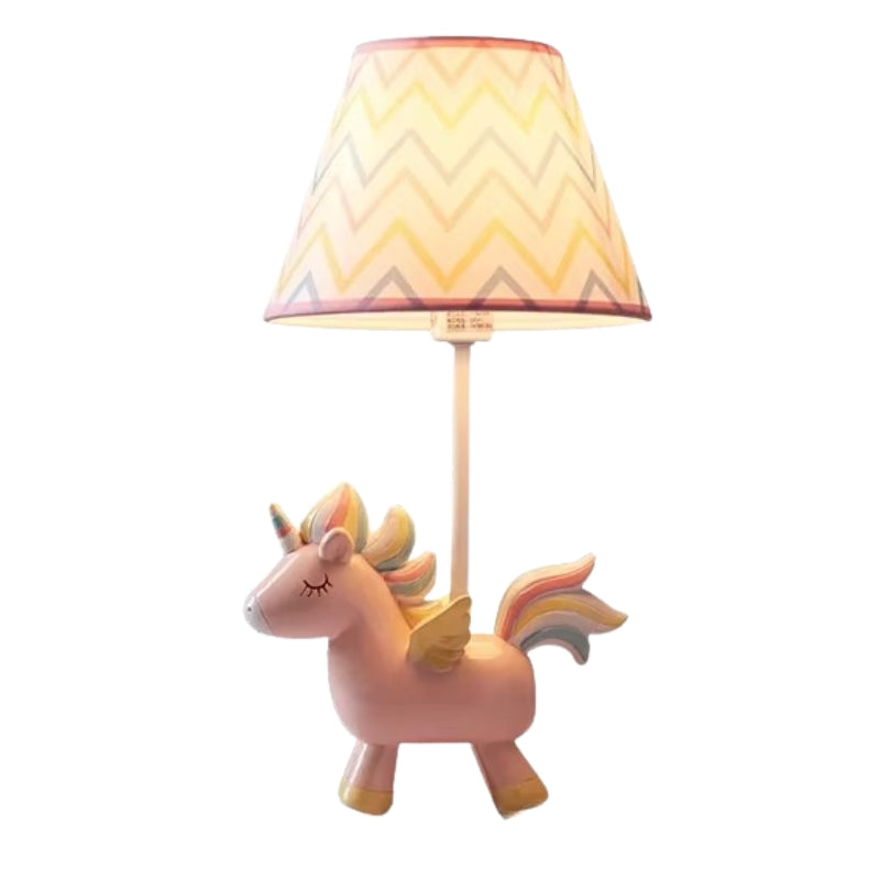 TwinkleHorn – Lampe de table licorne classique au design ludique