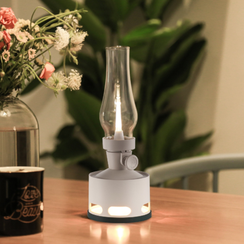 GlowNest – Lanterne LED moderne avec détails traditionnels de poignée  