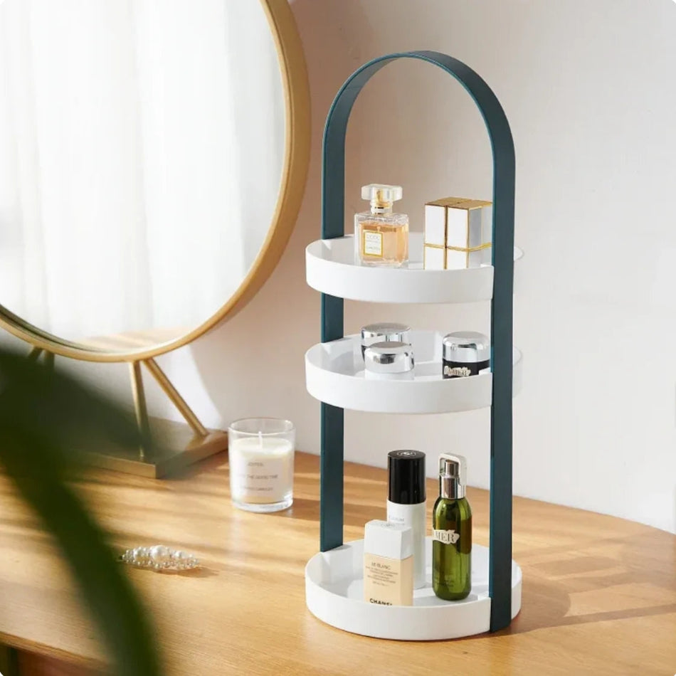 BeautyNest - Skønhedsarrangør med flere rum til pæn og stilfuld opbevaring af forfængelighed