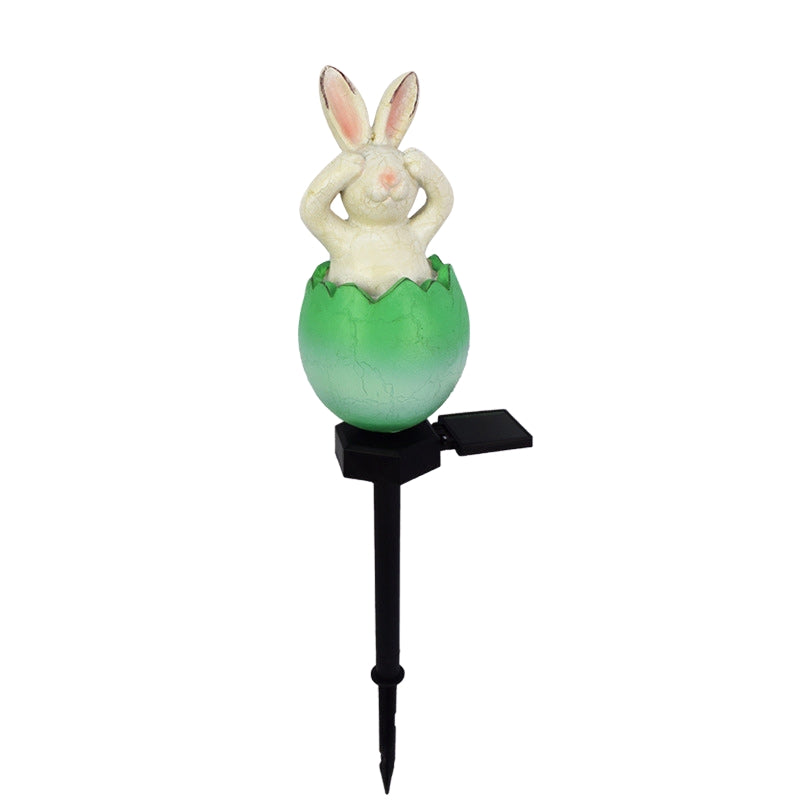 SolarBunny – Kaninformet LED Solcellelampe til Udendørs Brug