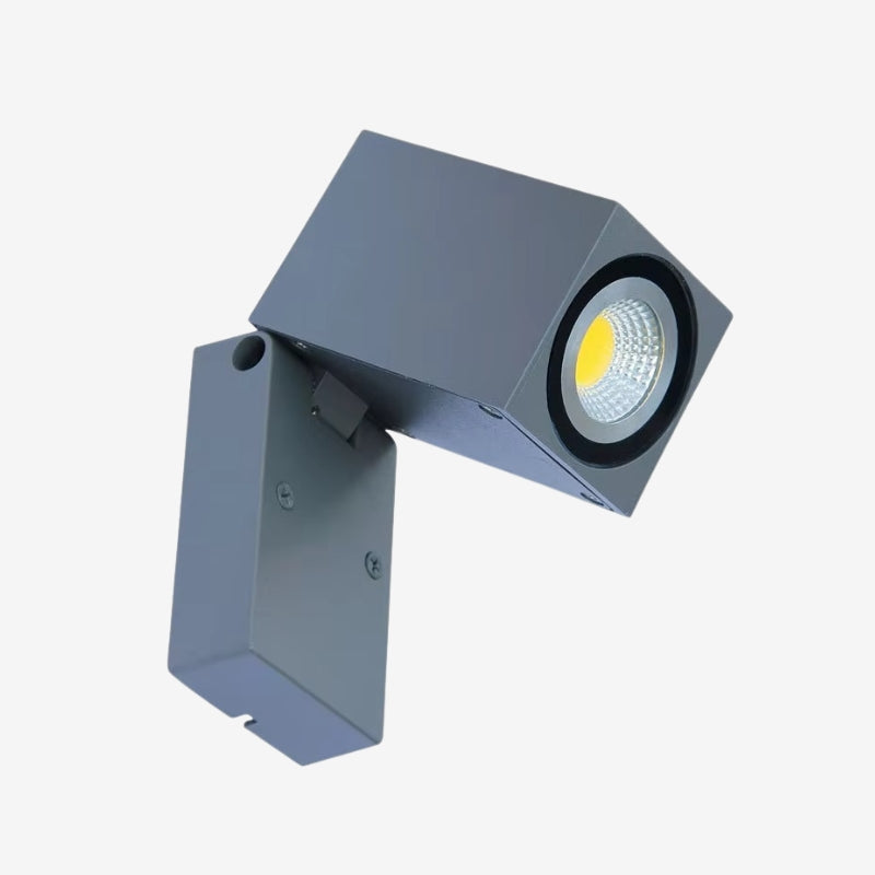 FlexiGlow - LED væglampe med justerbart hoved til udendørs belysning