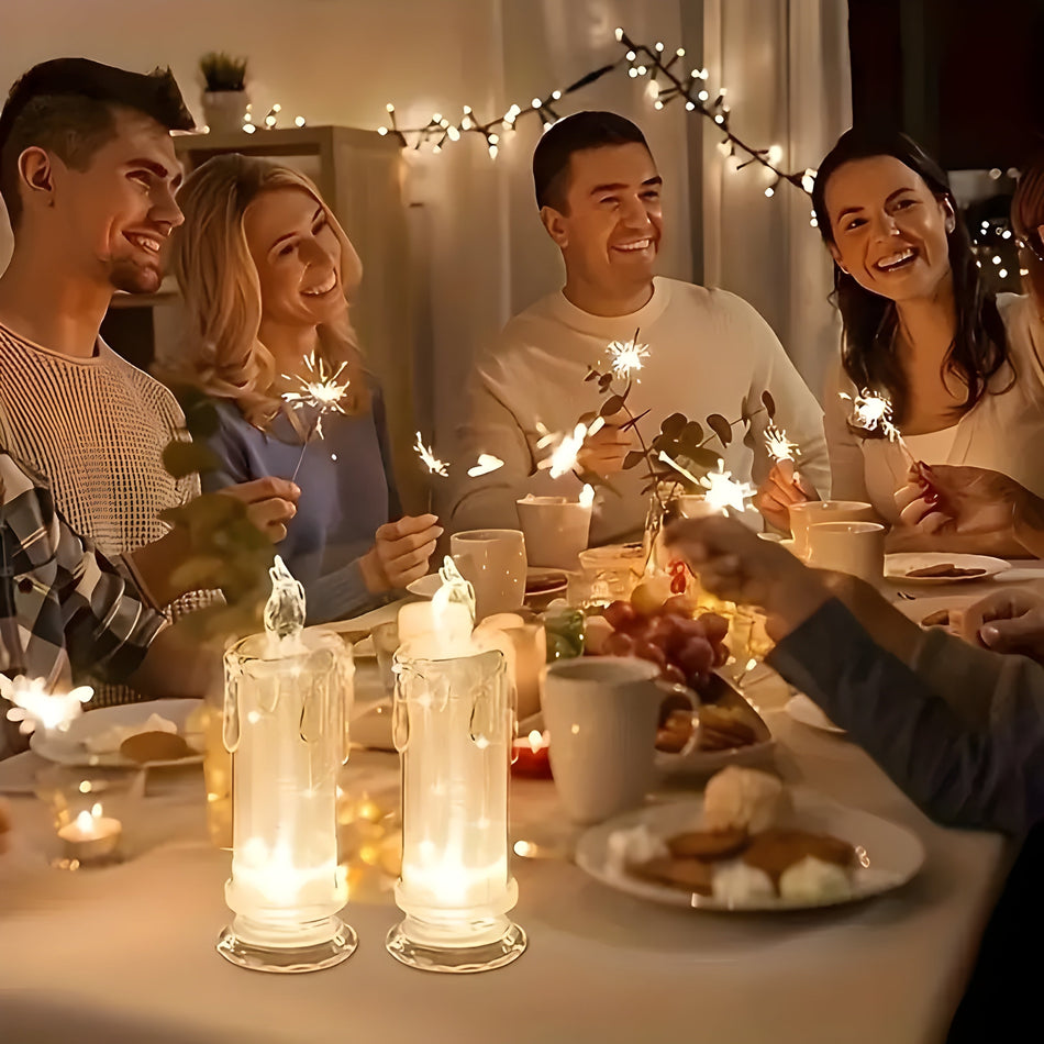 WarmGlow - Bougies LED pour une atmosphère romantique et sécurisée