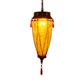DecoAura - Suspension Art Déco avec verre coloré pour une ambiance vivante et stylée