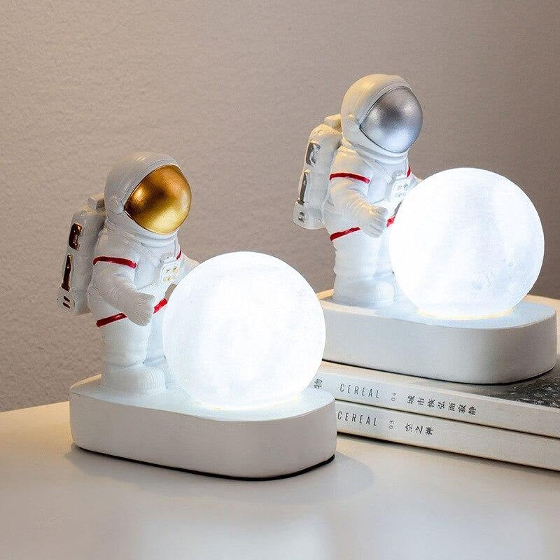 AstronautGlow - Lampe de chevet esthétique pour ambiance de chambre
