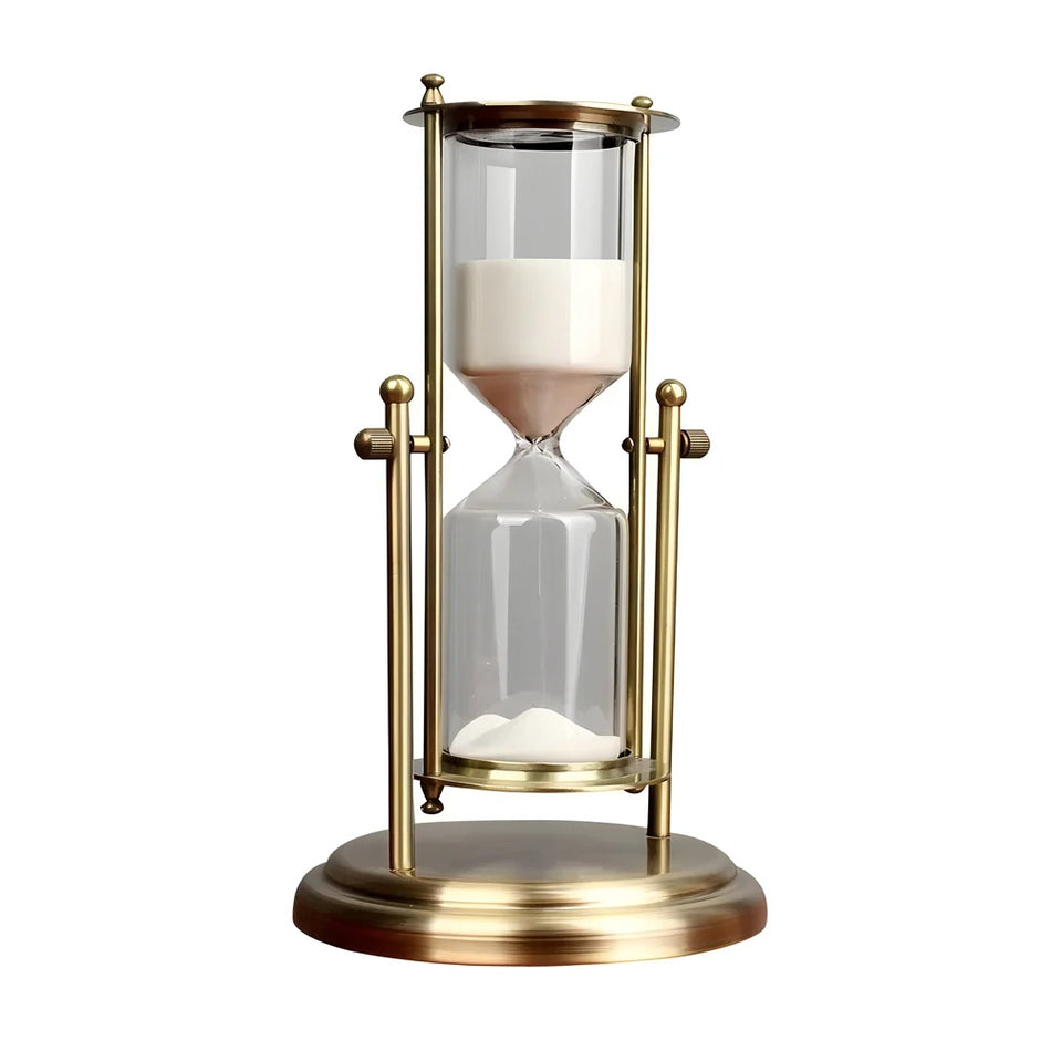 SandMuse – Klar timeglasur med elegant flow til produktiv og stilfuld indretning af arbejdspladsen