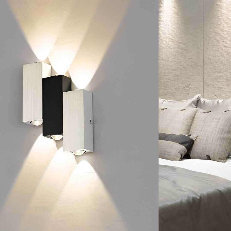 LumiGlow - Moderne rektangulær væglampe til omgivende belysning