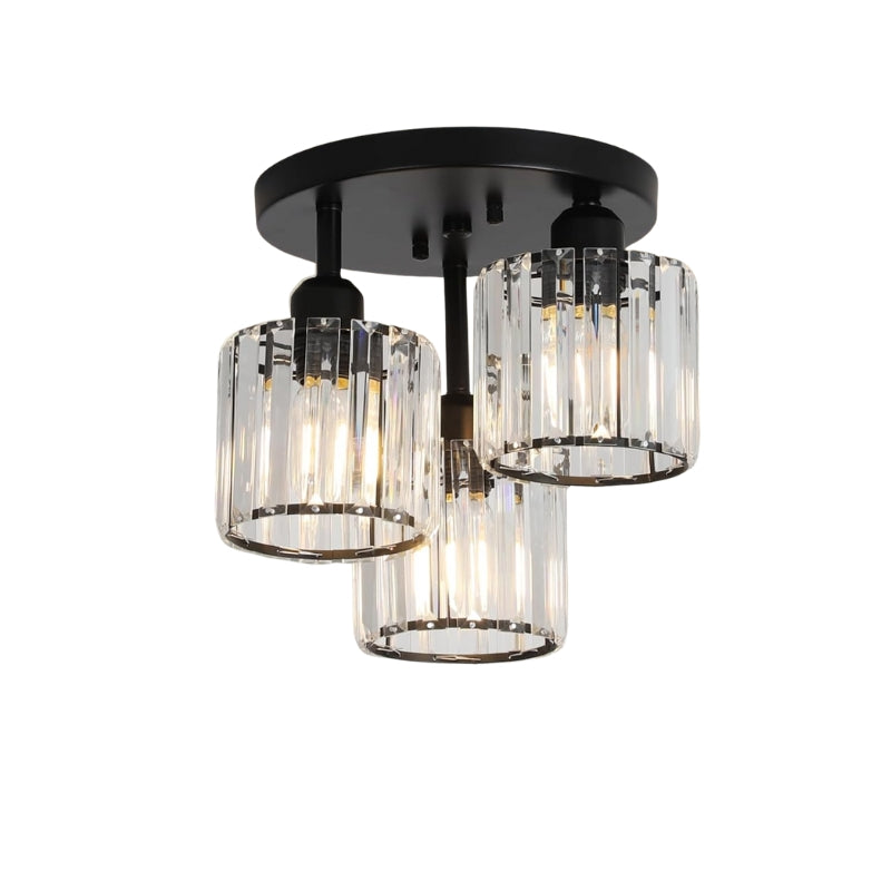 ShineVista – Lustre plafonnier en cristal moderne avec intensité réglable