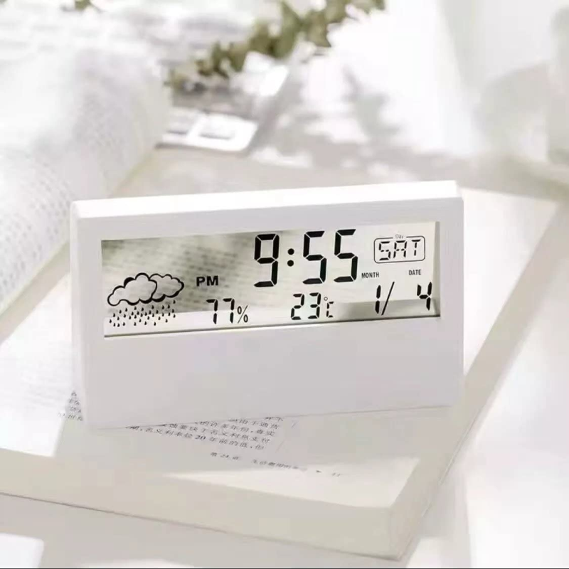 TimeSense - Montre digitale moderne avec affichage de la température et de l'humidité
