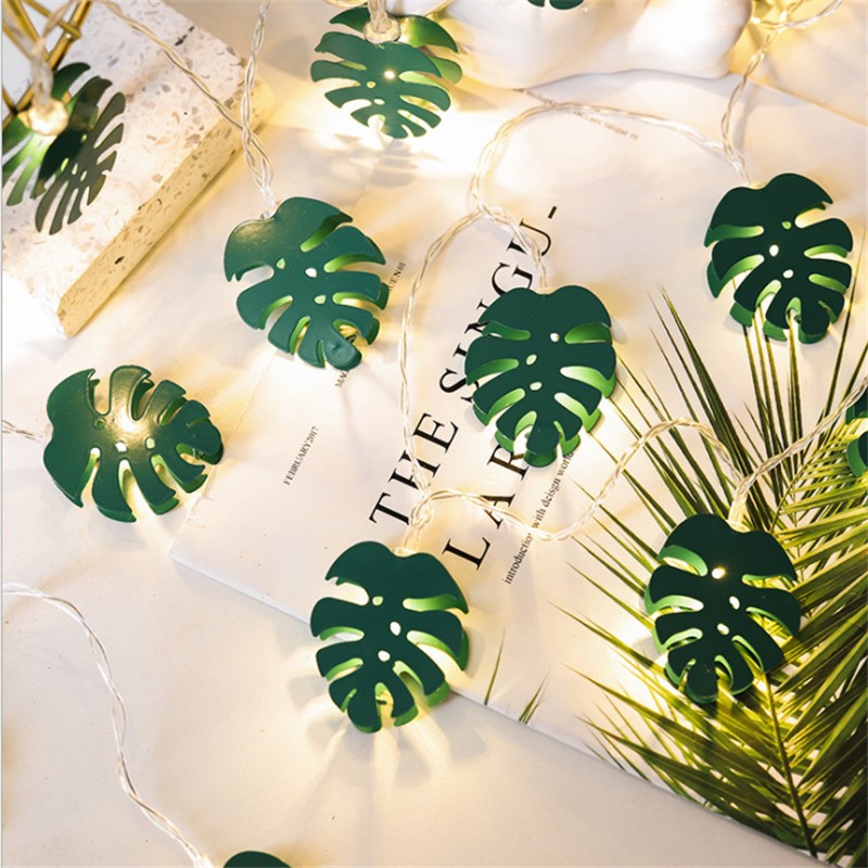 LeafGlow – Guirlande lumineuse feuille de Monstera pour une atmosphère naturelle élégante et une décoration cosy