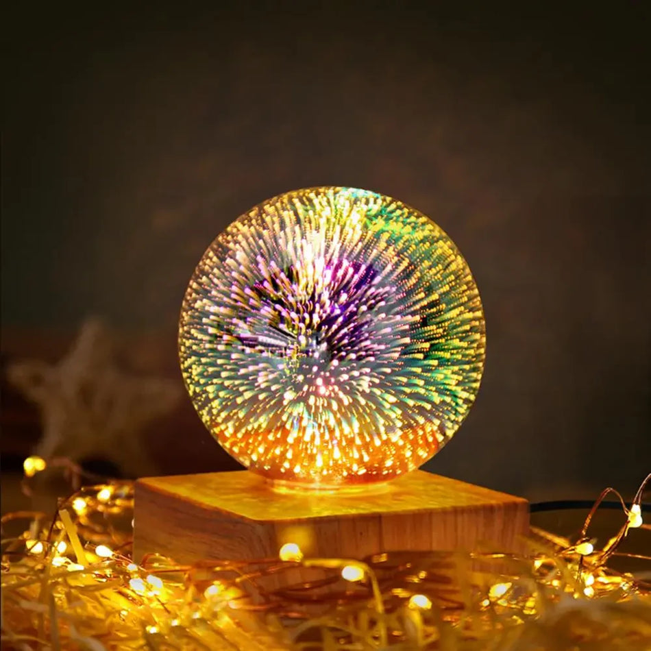 GlowSphere - Lampe boule de cristal USB pour une ambiance magique dans la chambre