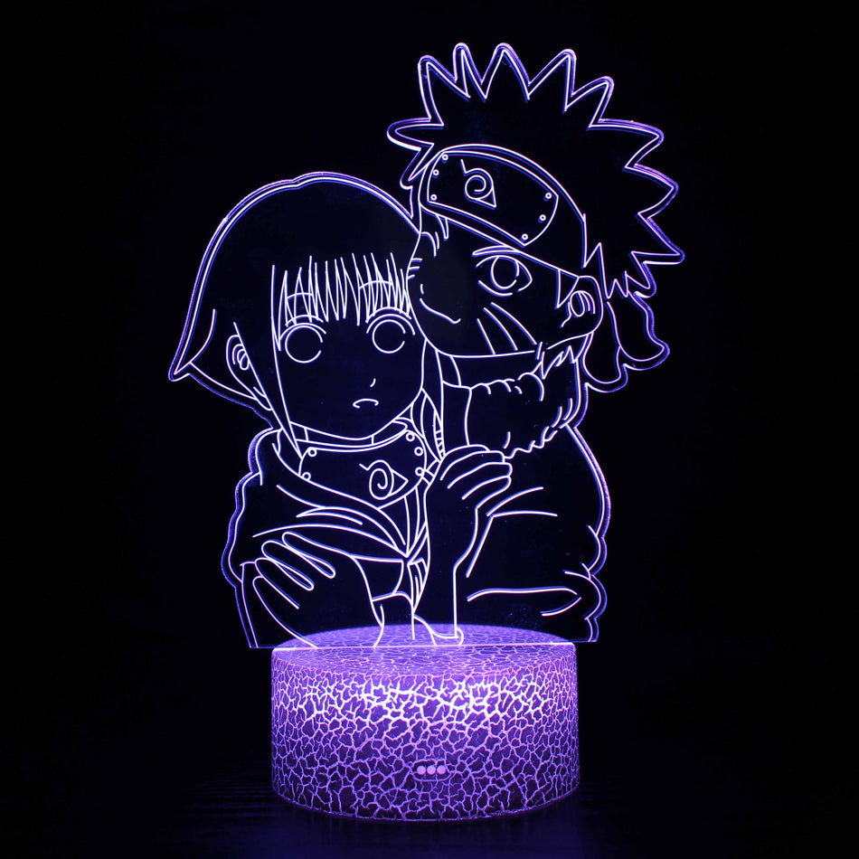 GlowPal - Veilleuse illusion 3D avec télécommande et modes colorés