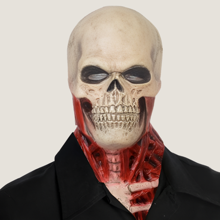 Skeletmaske til Halloween
