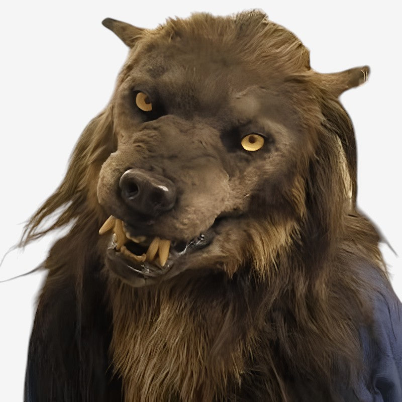 Realistisk Ulvemask med Helansigt Design