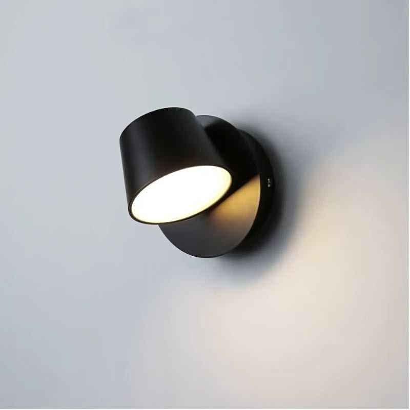 LumoGlow – Applique murale LED moderne avec interrupteur pour chambre et salon  