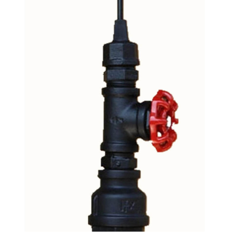 PipeLume – Suspension industrielle pour tuyau d'eau au style rétro