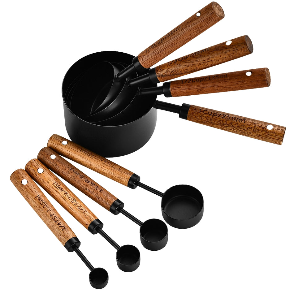 MeasureOak – Ensemble de mesure avec poignée en chêne et artisanat classique  