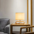 ScandiGlow - Lampe de chevet fine en bois pour une ambiance chaleureuse