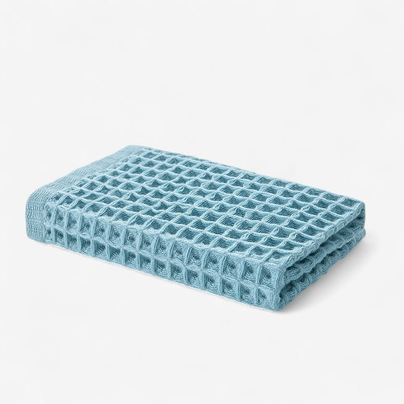 SoftWeave – Serviette à carreaux avec texture gaufrée